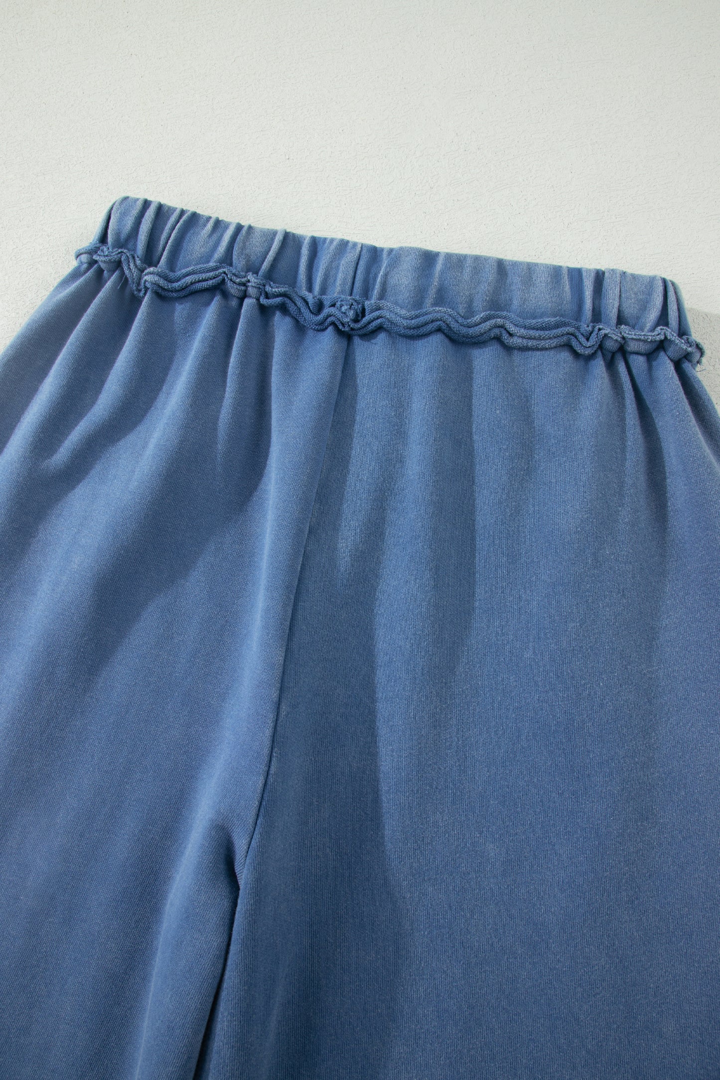 Ashleigh Blue Mineral Wash Drawstring Retro High Waist Wide Leg Western Pants-Bottoms/Pants & Culotte-[Adult]-[Female]-2022 Online Blue Zone Planet