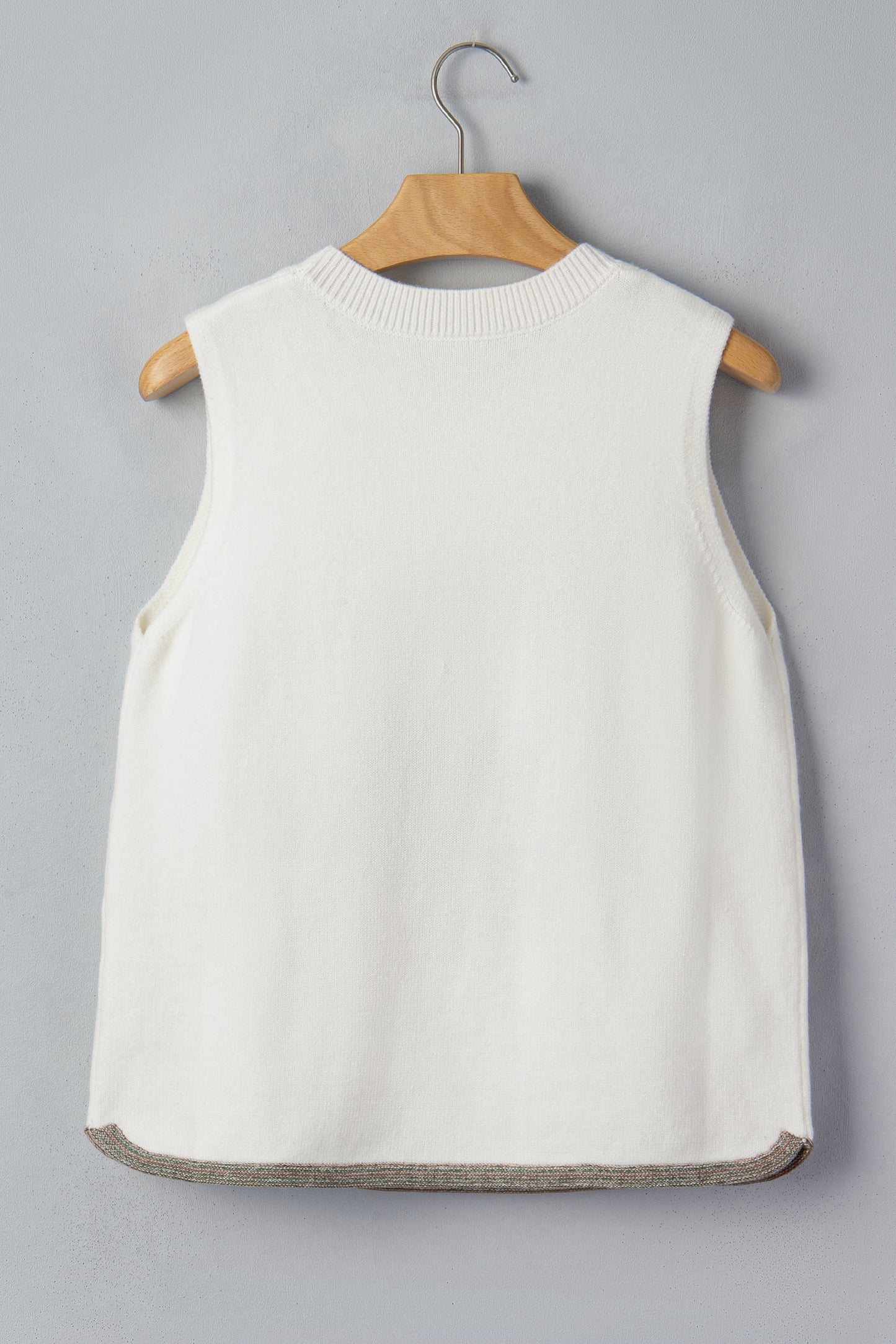 Multicolour Cactus Western Oasis Loose Sweater Vest-TOPS / DRESSES-[Adult]-[Female]-2022 Online Blue Zone Planet
