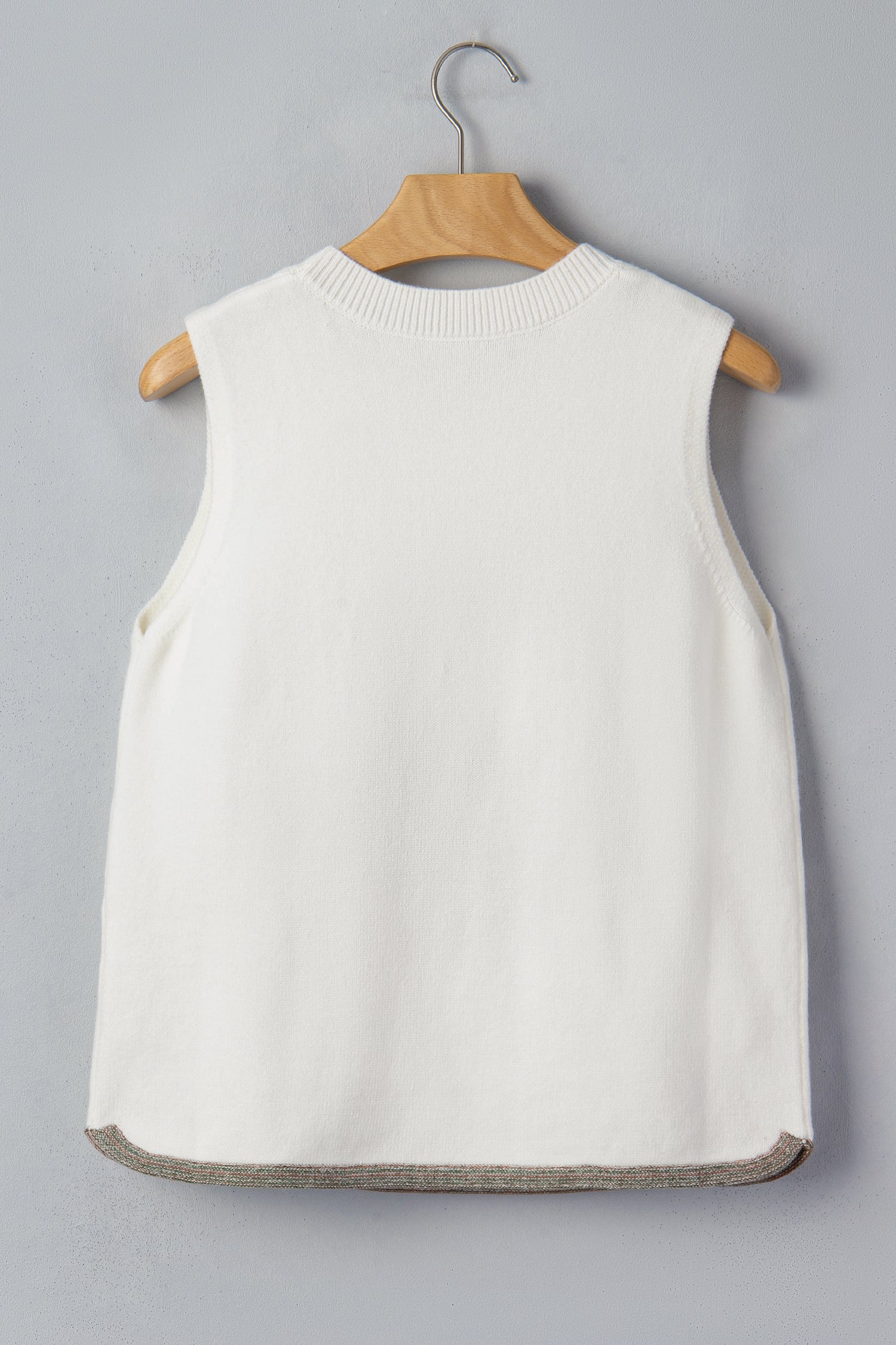Multicolour Cactus Western Oasis Loose Sweater Vest-TOPS / DRESSES-[Adult]-[Female]-2022 Online Blue Zone Planet