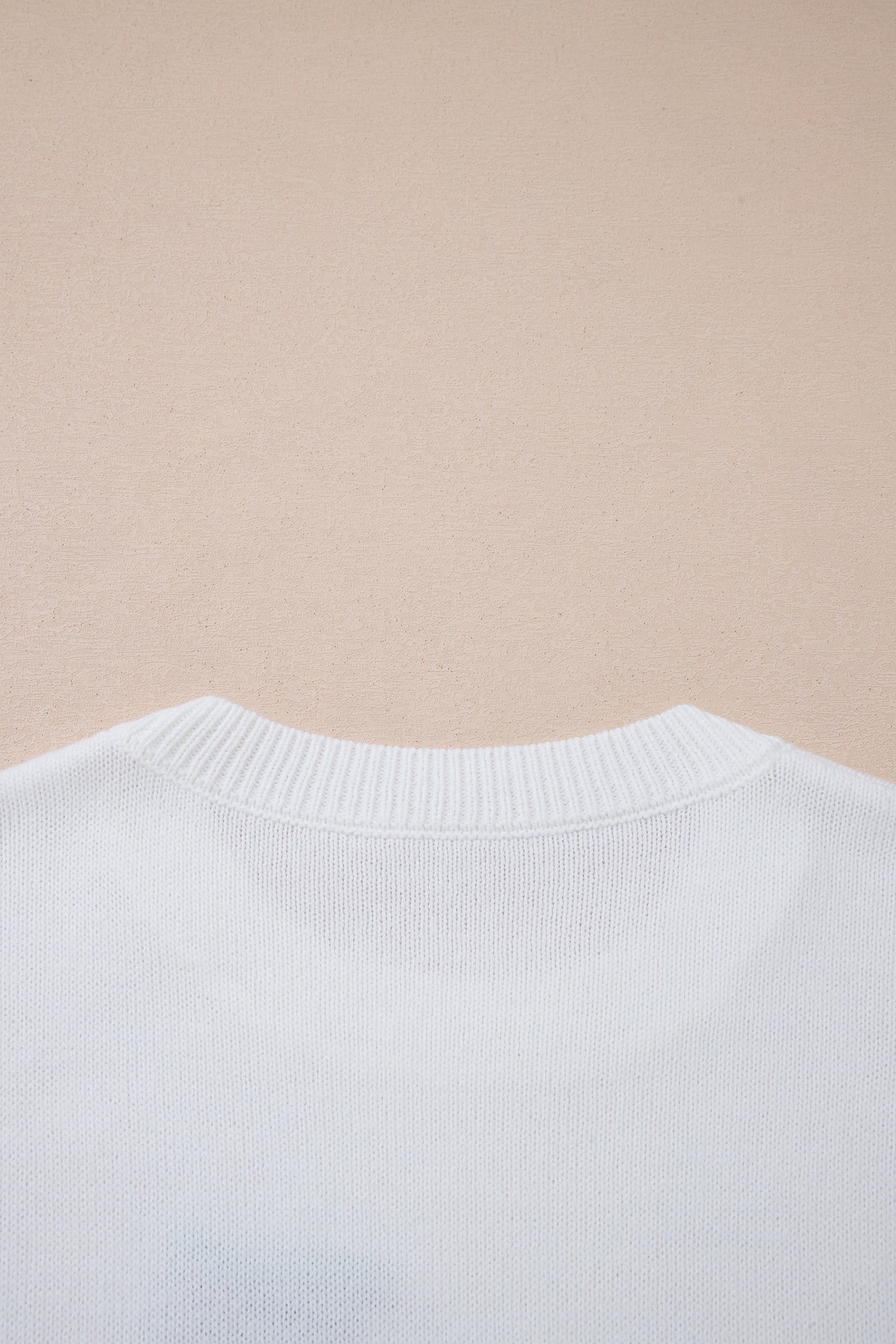 White Retro Flying Mallard Pattern Drop Shoulder Pullover Sweater-TOPS / DRESSES-[Adult]-[Female]-2022 Online Blue Zone Planet