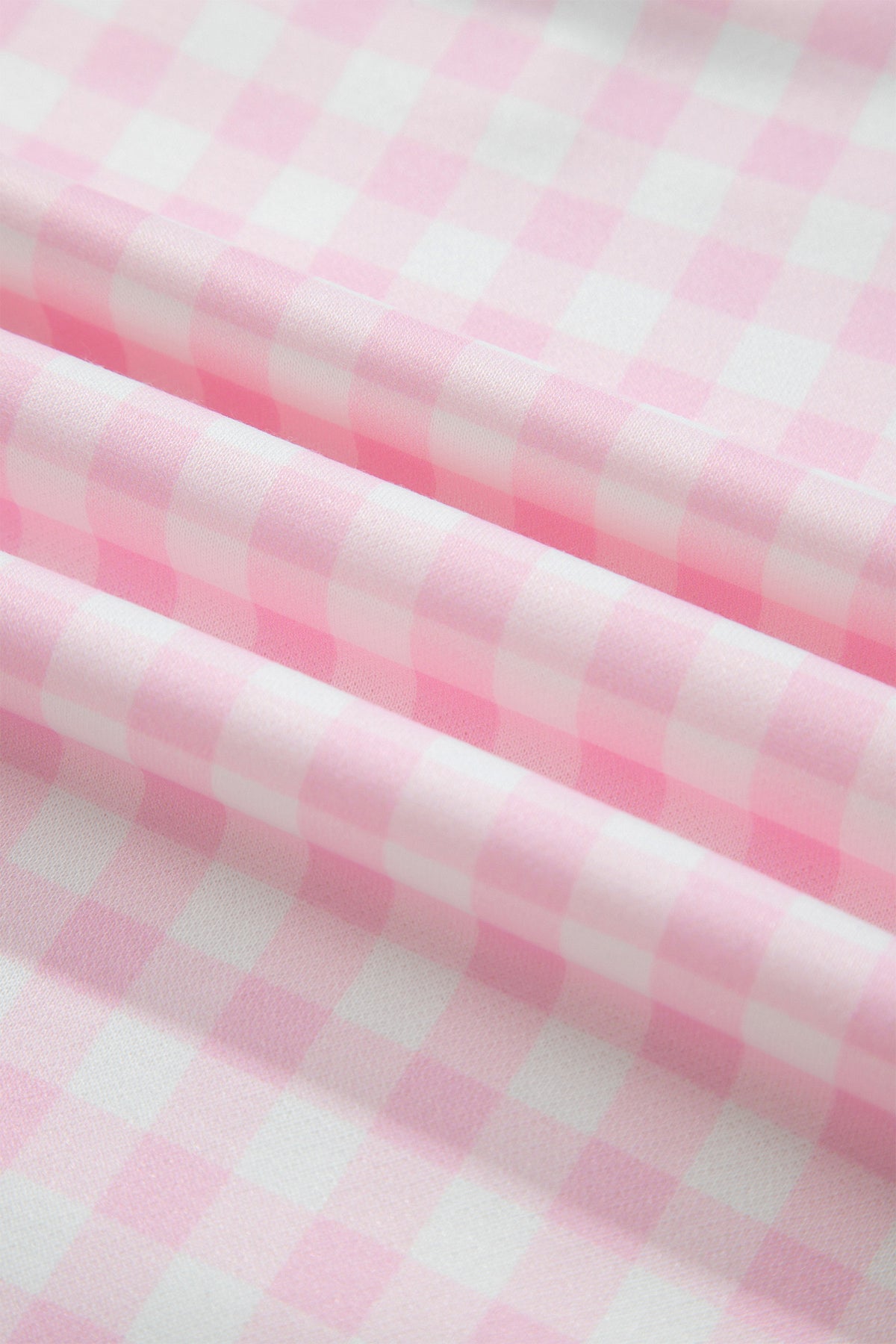 Pink Plaid Long Sleeve Two Piece Pant Set-Two Piece Sets/Pant Sets-[Adult]-[Female]-2022 Online Blue Zone Planet