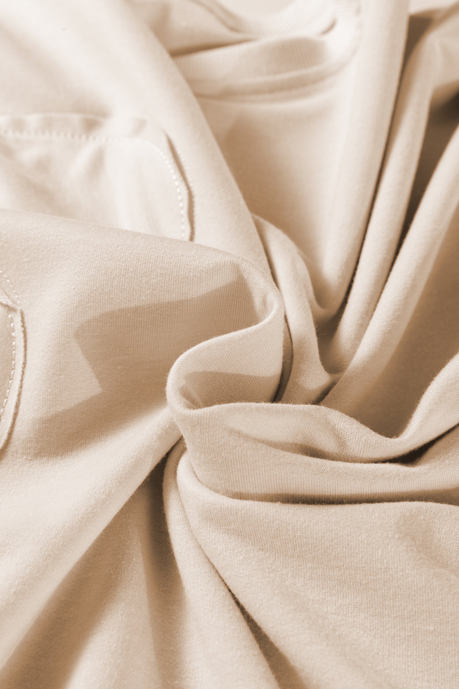 Beige Flower Patched Mineral Wash Round Neck Plus Size Top-Plus Size/Plus Size Tops/Plus Size Long Sleeve Tops-[Adult]-[Female]-2022 Online Blue Zone Planet