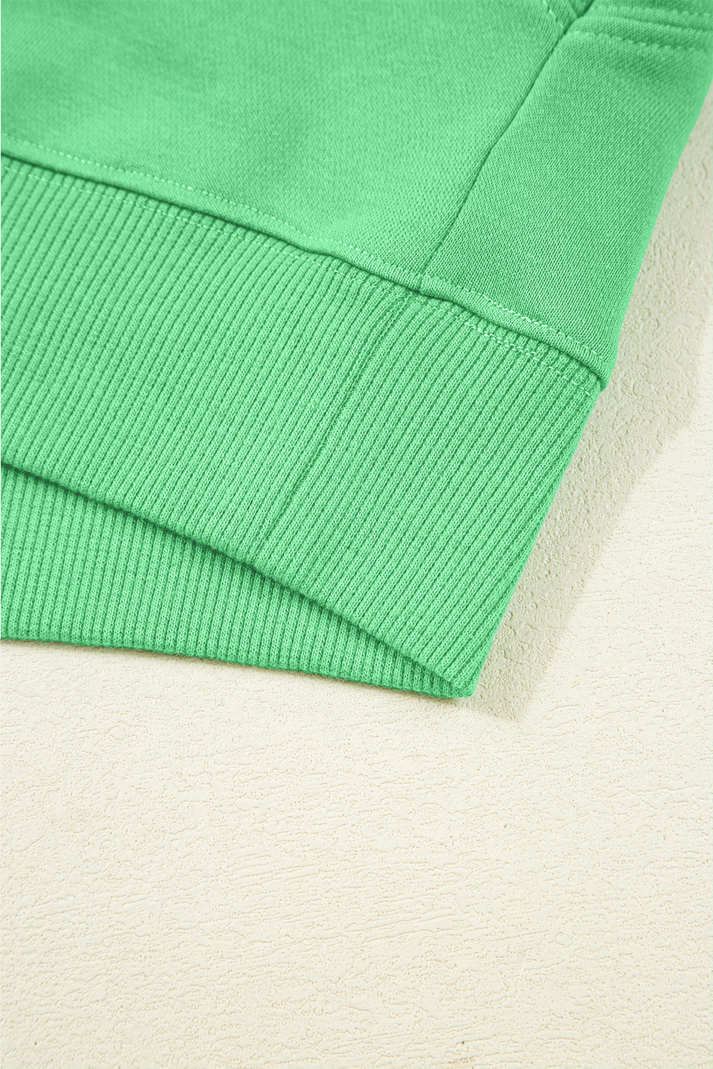 Bright Green Drop Shoulder Puff Sleeve Crop Pullover Drawstring Wide Leg Pants Set-Two Piece Sets/Pant Sets-[Adult]-[Female]-2022 Online Blue Zone Planet