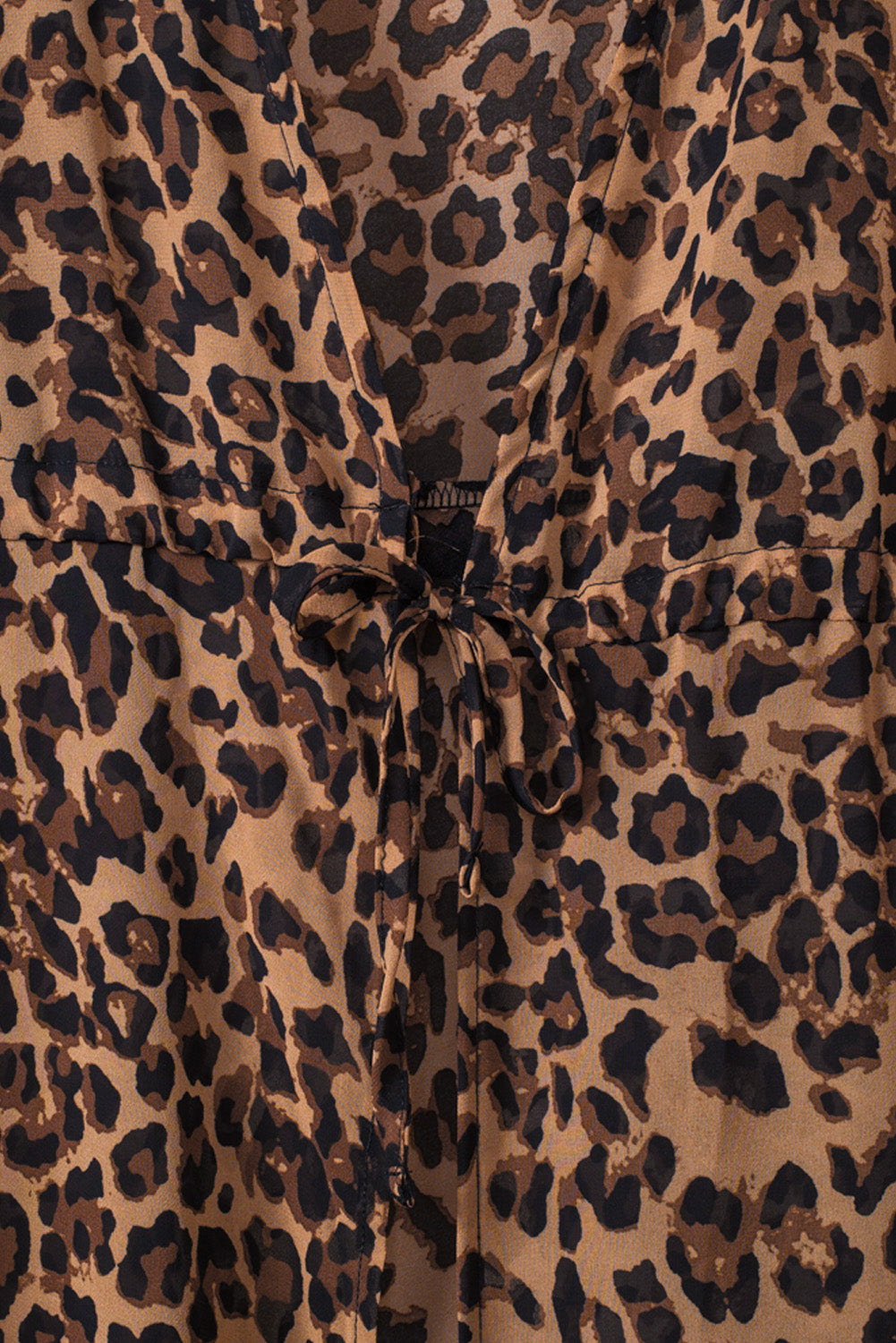 Leopard Open Front Long Sleeve Cover Up-TOPS / DRESSES-[Adult]-[Female]-2022 Online Blue Zone Planet