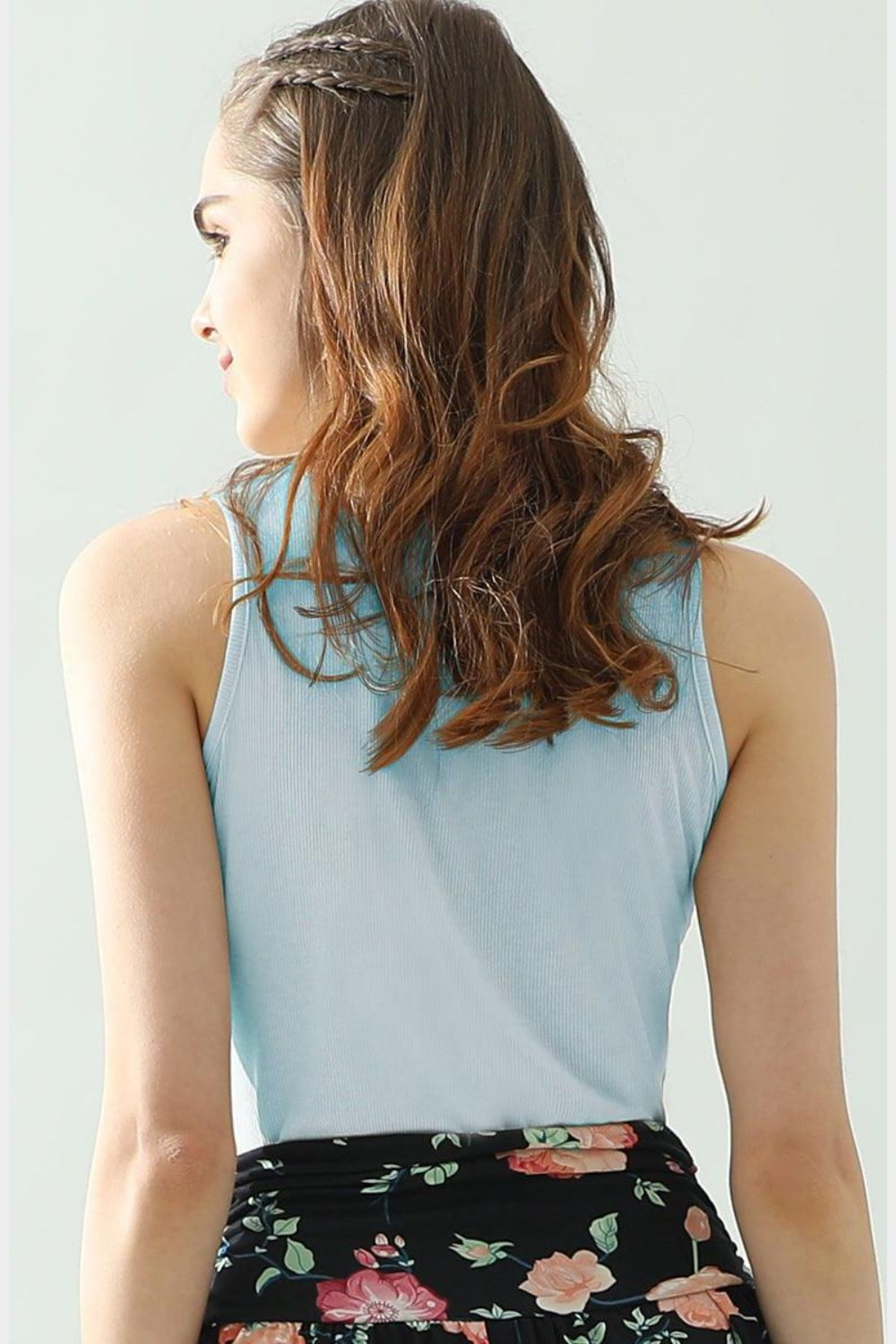 Ninexis Notched Rib Knit Tank-TOPS / DRESSES-[Adult]-[Female]-2022 Online Blue Zone Planet