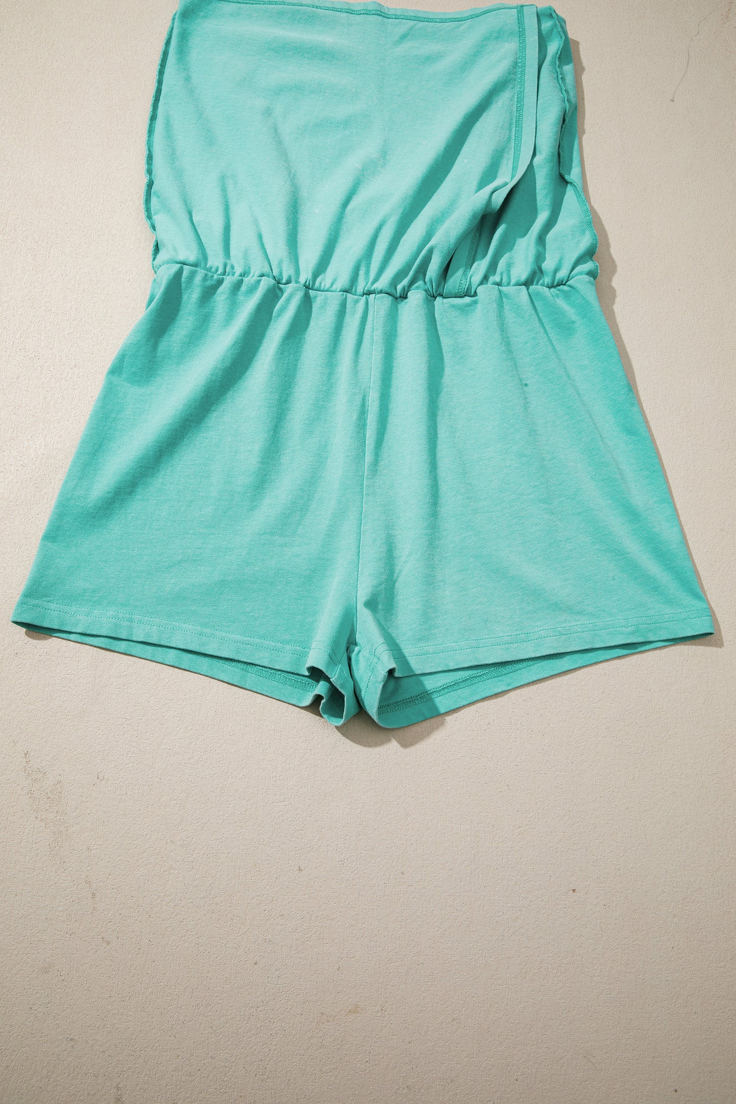 Light Pink Mineral Wash V Neck Tee Matching Skort Set-Two Piece Sets/Two Piece Dresses-[Adult]-[Female]-2022 Online Blue Zone Planet