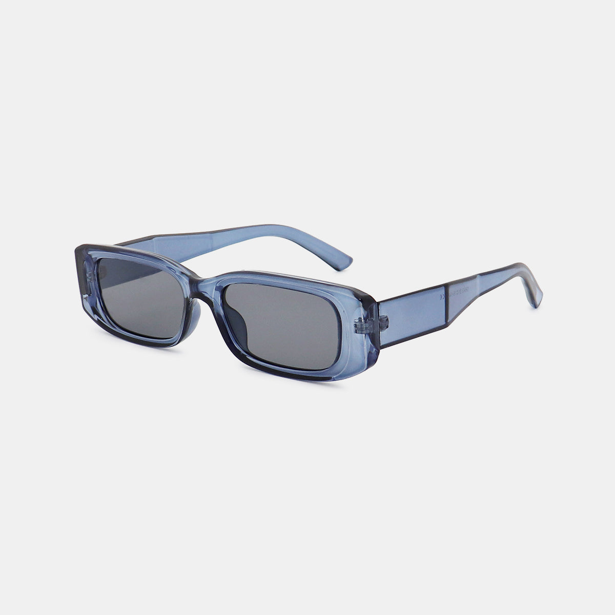 Polycarbonate Frame Rectangle Sunglasses-SUN GLASSES-[Adult]-[Female]-2022 Online Blue Zone Planet