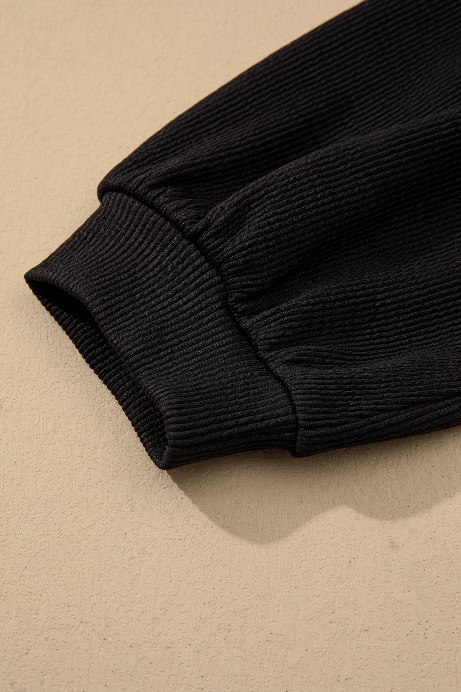 Black Contrast Color Block Leopard Trim Plus Size Ribbed Dress-TOPS / DRESSES-[Adult]-[Female]-2022 Online Blue Zone Planet