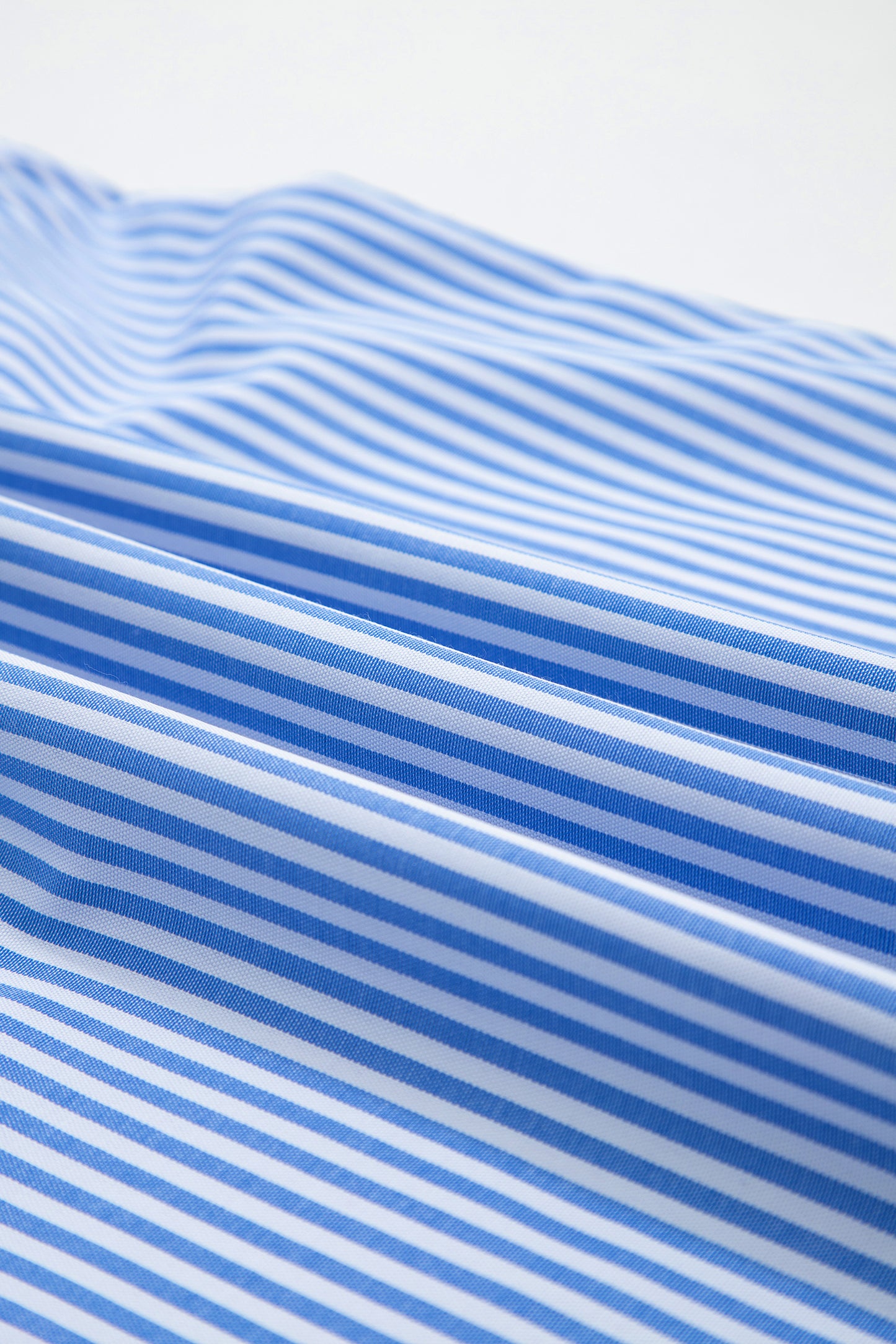 Sky Blue Stripe Square Neck Bow Decor Frilly Ruffled Short Sleeve Blouse-Tops/Blouses & Shirts-[Adult]-[Female]-2022 Online Blue Zone Planet