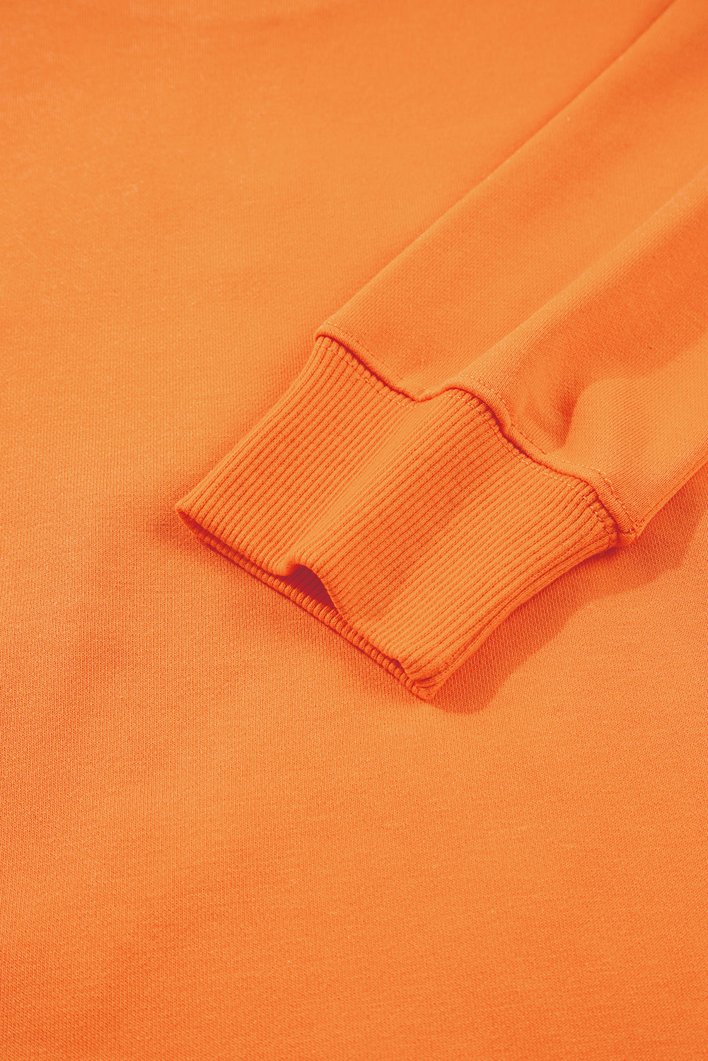 Grapefruit Orange Spooky Graphic Halloween Crew Neck Holiday Sweatshirt-Tops/Sweatshirts & Hoodies-[Adult]-[Female]-2022 Online Blue Zone Planet