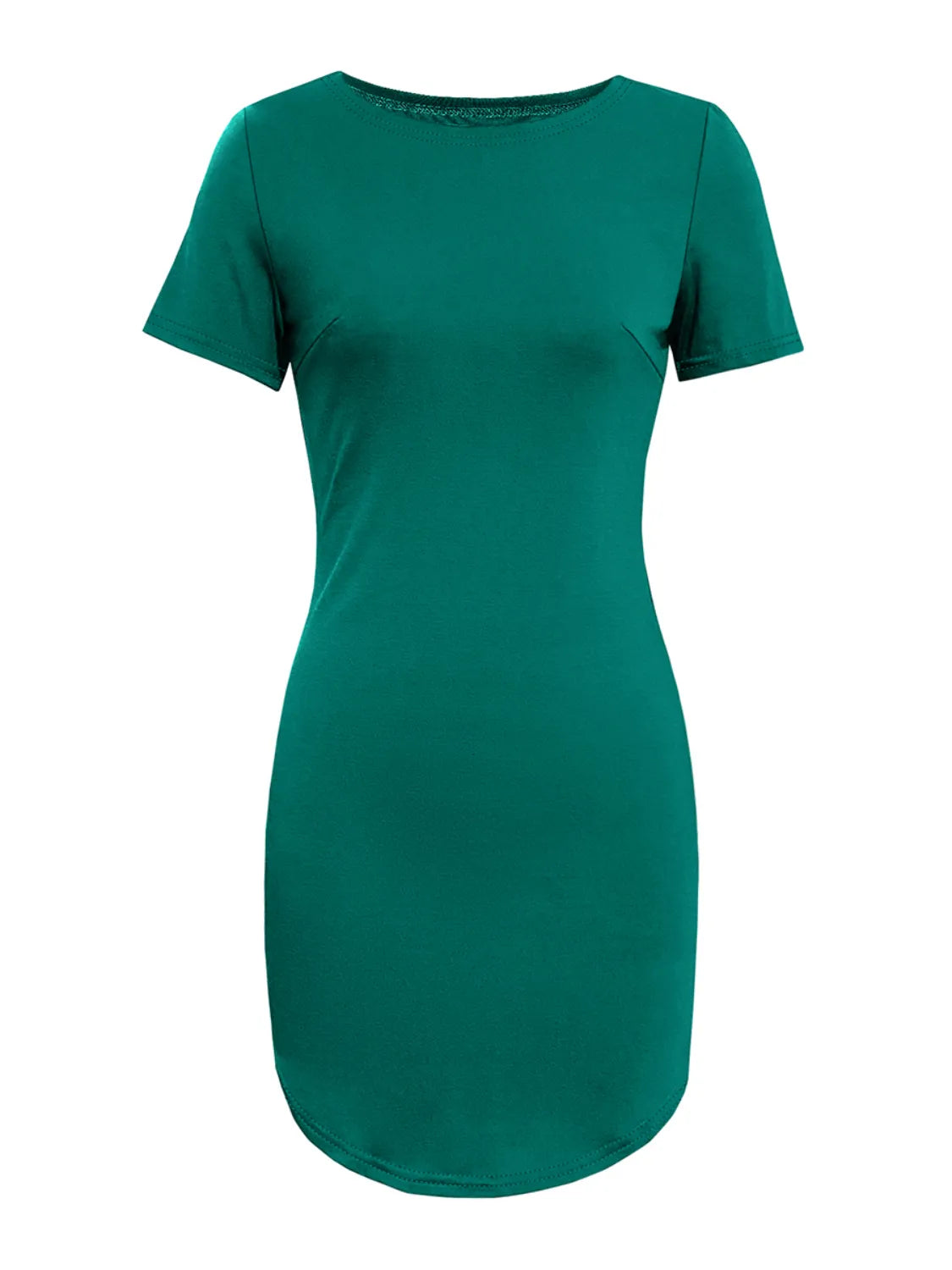 emerald green t shirt dress Round Neck Short Sleeve Mini Tee The comfortable oversize fit Size:S- 14-14.5 X 32-33 karako suits queens Floral Organza Sustainable Wedding