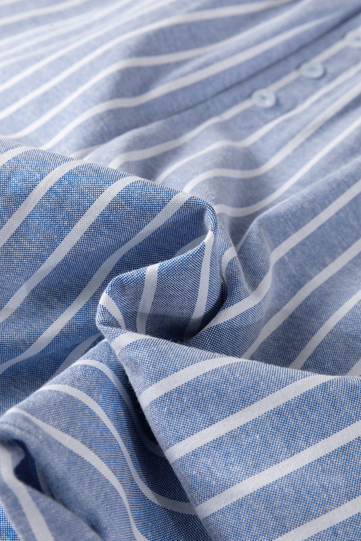 Sky Blue Stripe Buttoned Detail Loose Casual Pants-Bottoms/Pants & Culotte-[Adult]-[Female]-2022 Online Blue Zone Planet