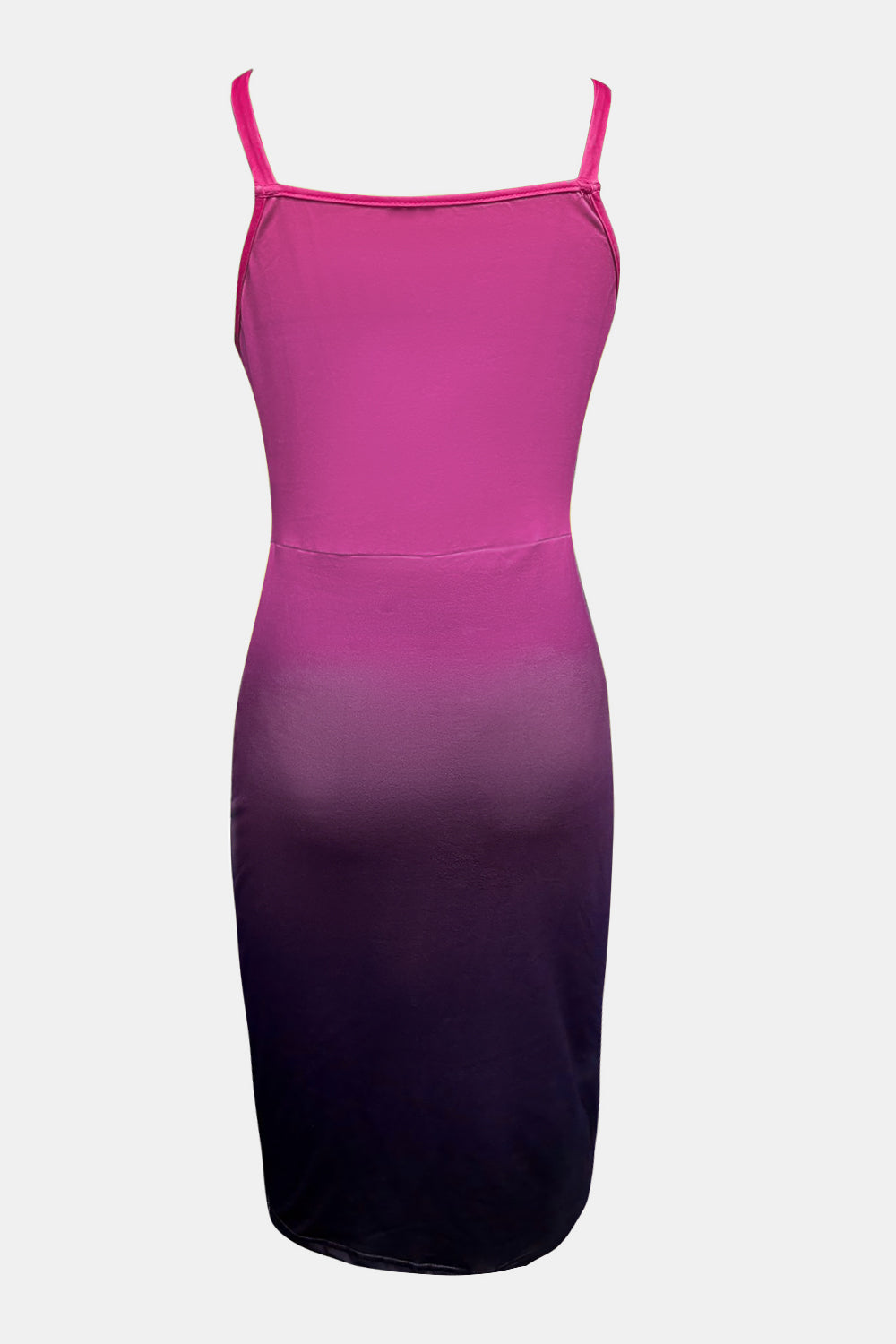 Slit Ruched Gradient Cami Dress-TOPS / DRESSES-[Adult]-[Female]-2022 Online Blue Zone Planet