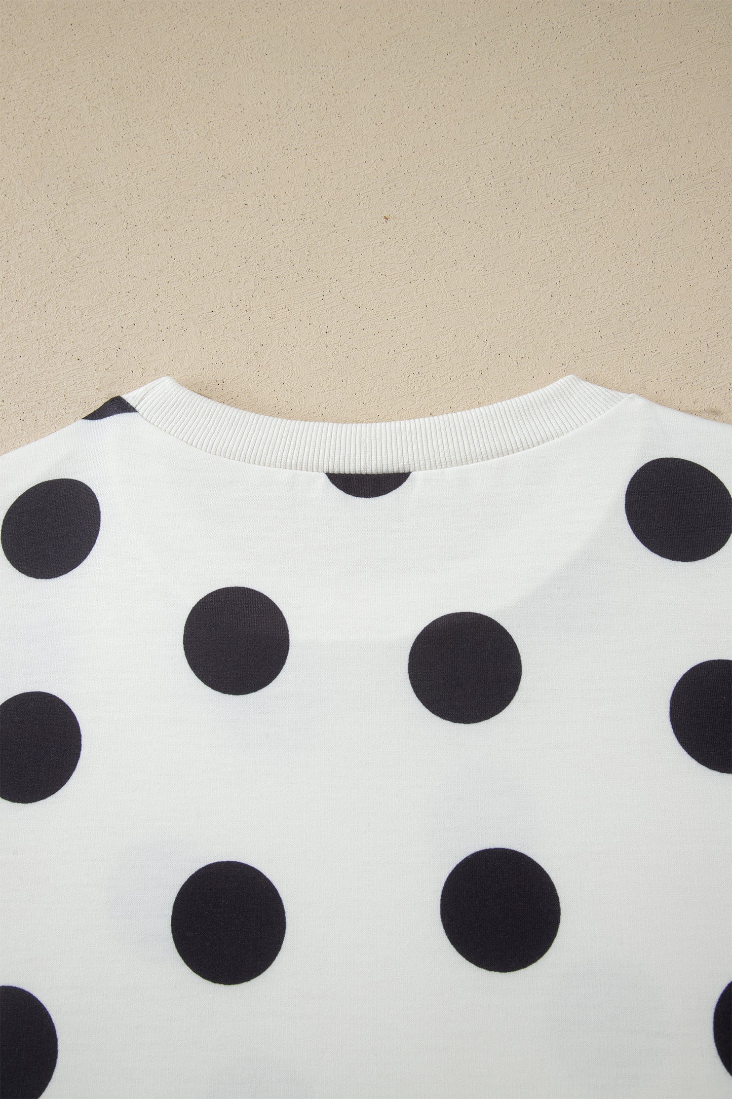 White Polka Dot Short Sleeve Top Casual Skort 2pcs Outfit-Two Piece Sets/Two Piece Dresses-[Adult]-[Female]-2022 Online Blue Zone Planet