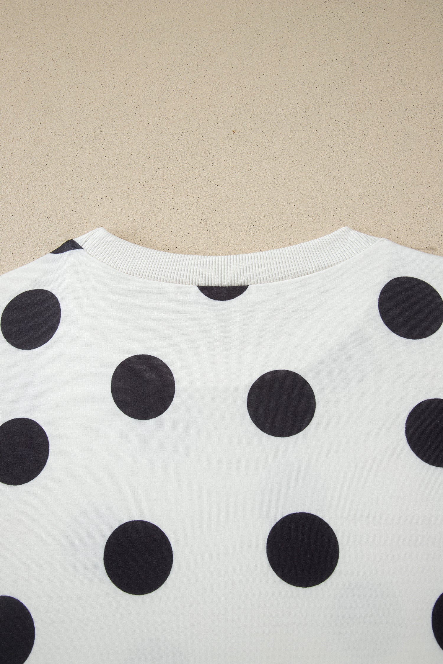 White Polka Dot Short Sleeve Top Casual Skort 2pcs Outfit-Two Piece Sets/Two Piece Dresses-[Adult]-[Female]-2022 Online Blue Zone Planet