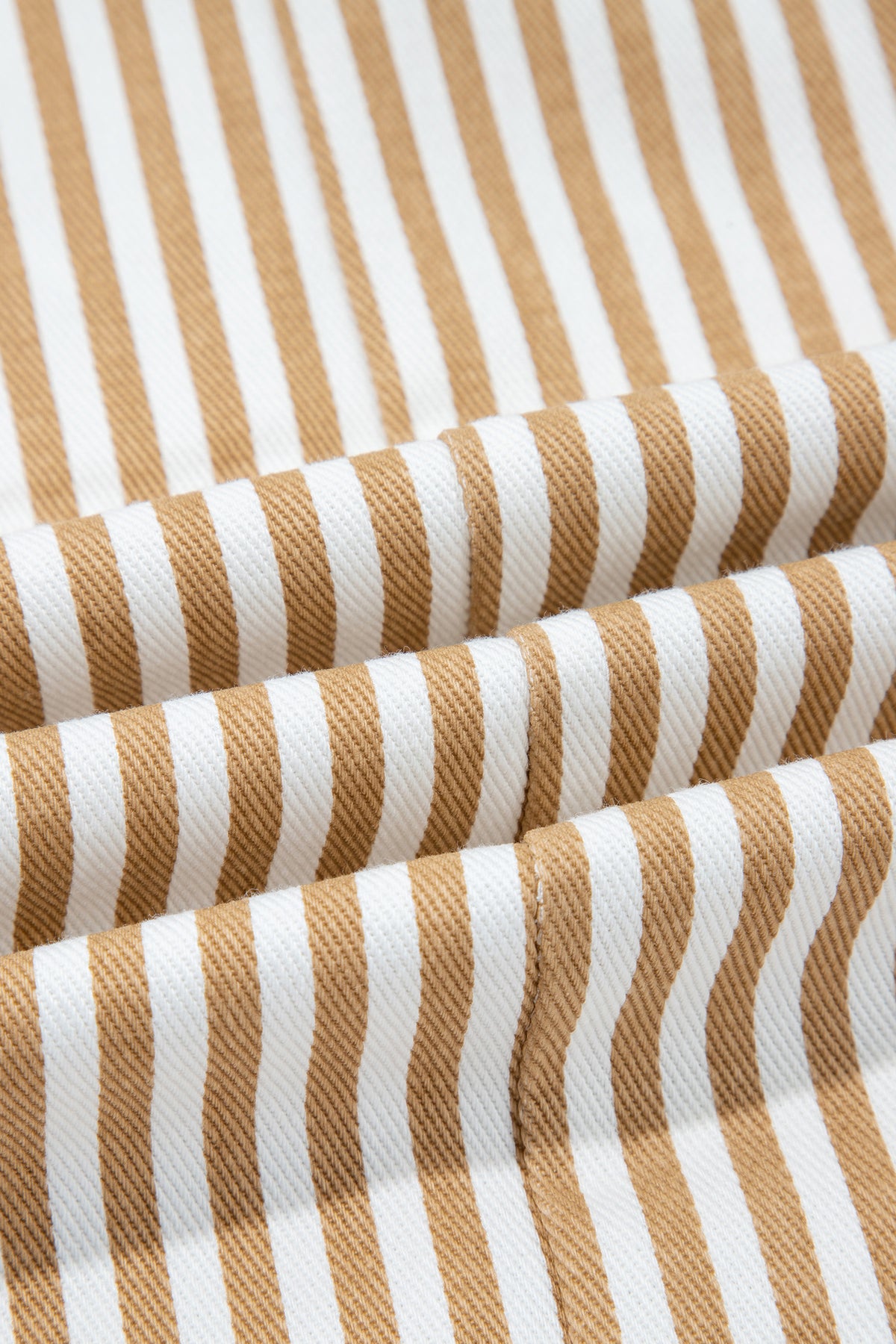 Apricot Stripe Ribbon Drawstring Waist Full-Length Shift Pant-Bottoms/Pants & Culotte-[Adult]-[Female]-2022 Online Blue Zone Planet