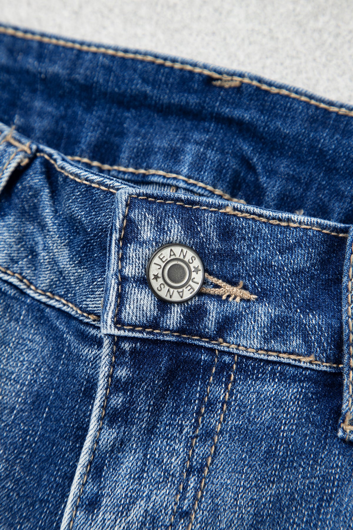 Blue Western Embroidered Flare Full Length Jeans-Bottoms/Jeans-[Adult]-[Female]-2022 Online Blue Zone Planet