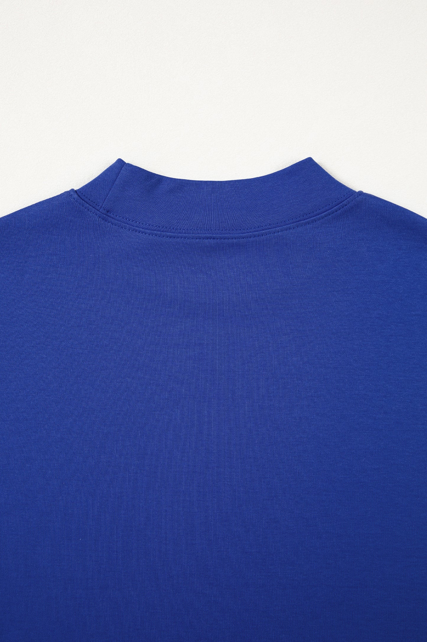 Pink Solid Color High Neck Oversize Tee-Tops/Tops & Tees-[Adult]-[Female]-2022 Online Blue Zone Planet