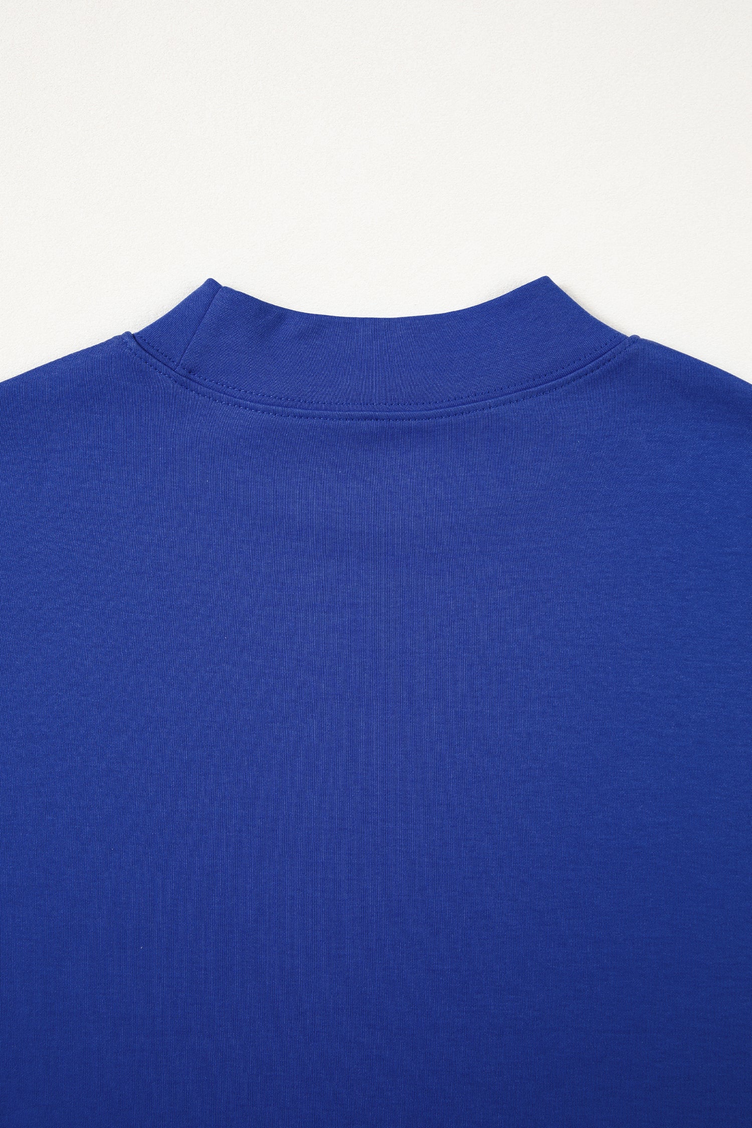 Pink Solid Color High Neck Oversize Tee-Tops/Tops & Tees-[Adult]-[Female]-2022 Online Blue Zone Planet