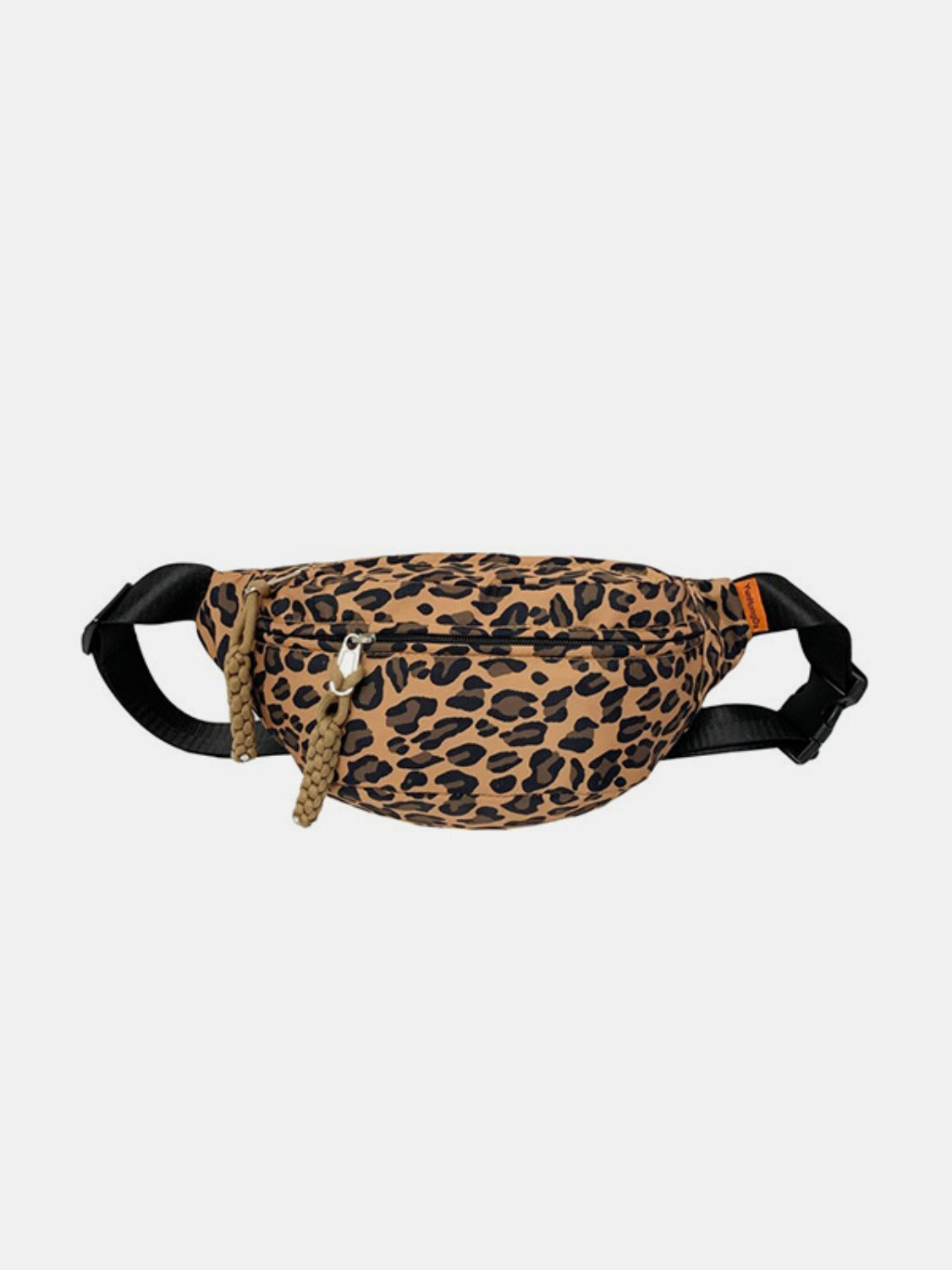 Blue Zone Planet | Leopard Nylon Crossbody Bag-HANDBAGS-[Adult]-[Female]-2022 Online Blue Zone Planet