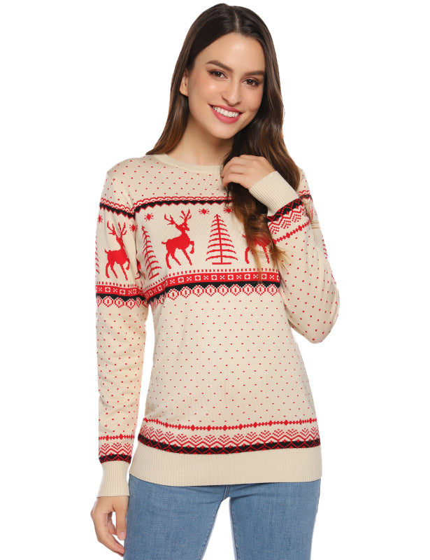 Casual/ Comfortable And Warm Christmas Sweater-[Adult]-[Female]-2022 Online Blue Zone Planet