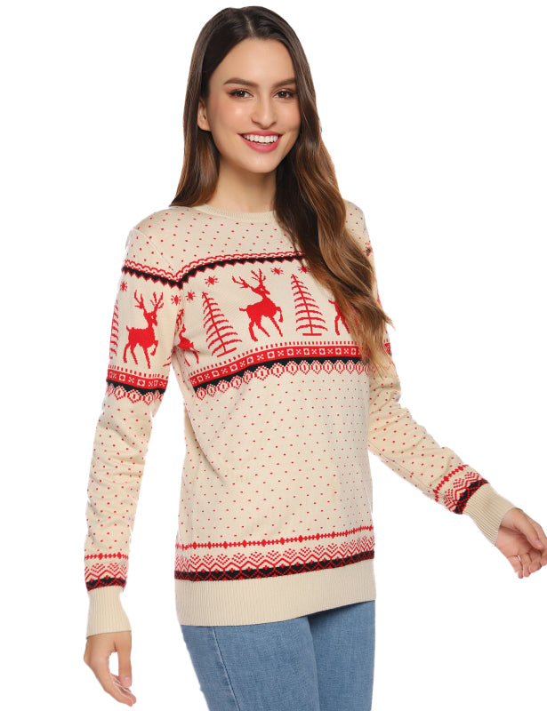 Casual/ Comfortable And Warm Christmas Sweater-[Adult]-[Female]-2022 Online Blue Zone Planet