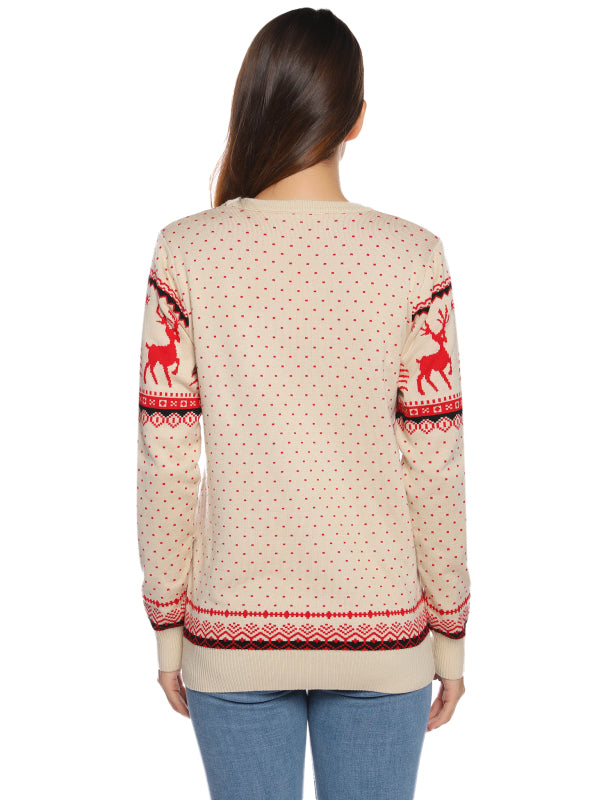 Casual/ Comfortable And Warm Christmas Sweater-[Adult]-[Female]-2022 Online Blue Zone Planet