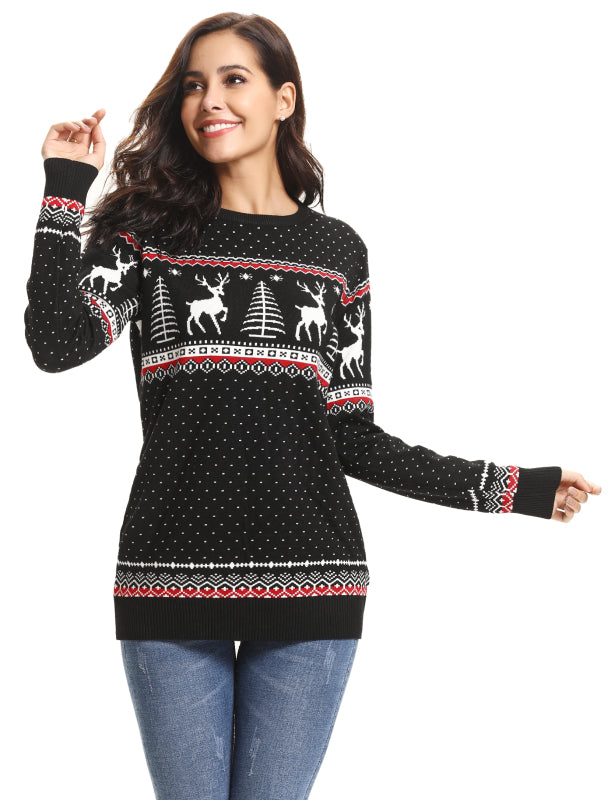 Casual/ Comfortable And Warm Christmas Sweater-[Adult]-[Female]-2022 Online Blue Zone Planet