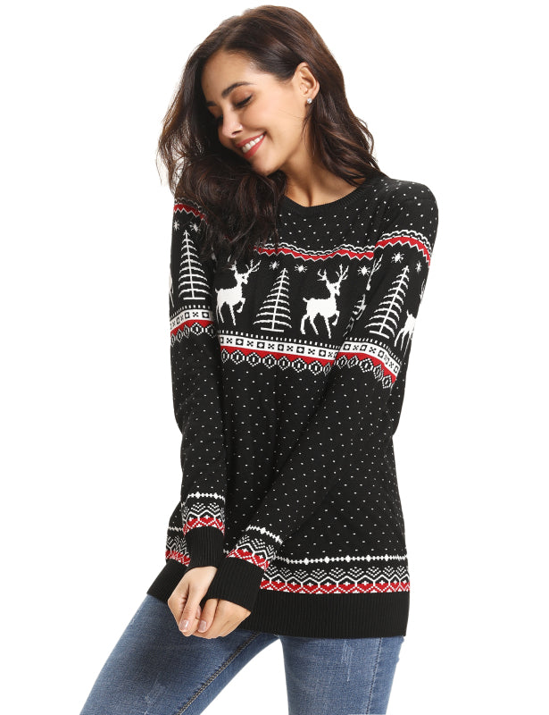 Casual/ Comfortable And Warm Christmas Sweater-[Adult]-[Female]-2022 Online Blue Zone Planet