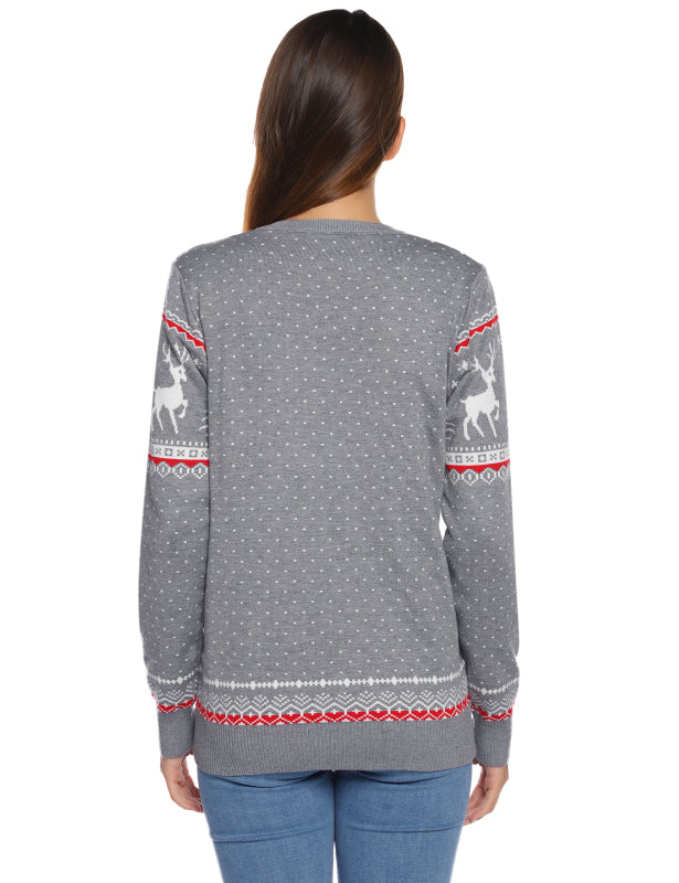 Casual/ Comfortable And Warm Christmas Sweater-[Adult]-[Female]-2022 Online Blue Zone Planet