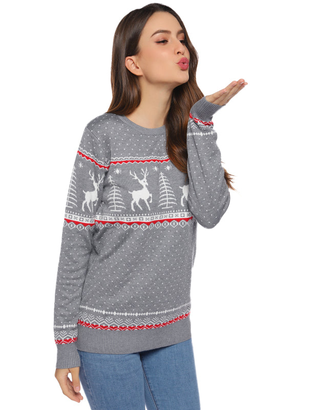 Casual/ Comfortable And Warm Christmas Sweater-[Adult]-[Female]-2022 Online Blue Zone Planet