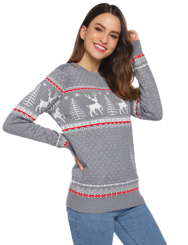 Casual/ Comfortable And Warm Christmas Sweater-[Adult]-[Female]-2022 Online Blue Zone Planet