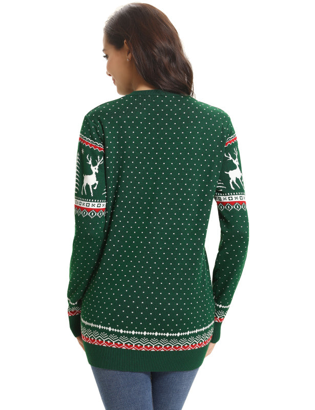 Casual/ Comfortable And Warm Christmas Sweater-[Adult]-[Female]-2022 Online Blue Zone Planet