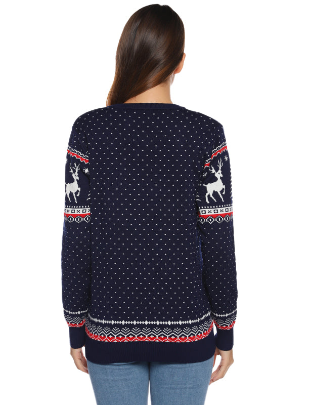 Casual/ Comfortable And Warm Christmas Sweater-[Adult]-[Female]-2022 Online Blue Zone Planet