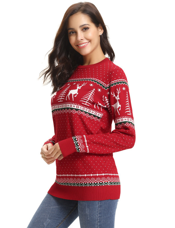 Casual/ Comfortable And Warm Christmas Sweater-[Adult]-[Female]-2022 Online Blue Zone Planet