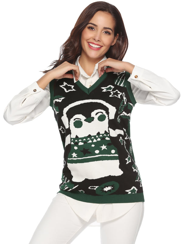 Casual/ Comfortable And Warm Christmas Sweater-[Adult]-[Female]-2022 Online Blue Zone Planet