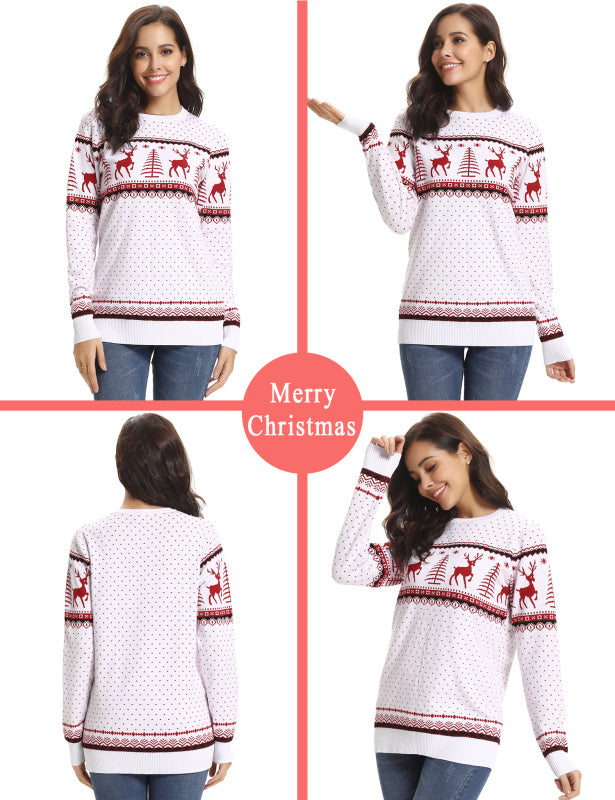 Casual/ Comfortable And Warm Christmas Sweater-[Adult]-[Female]-2022 Online Blue Zone Planet