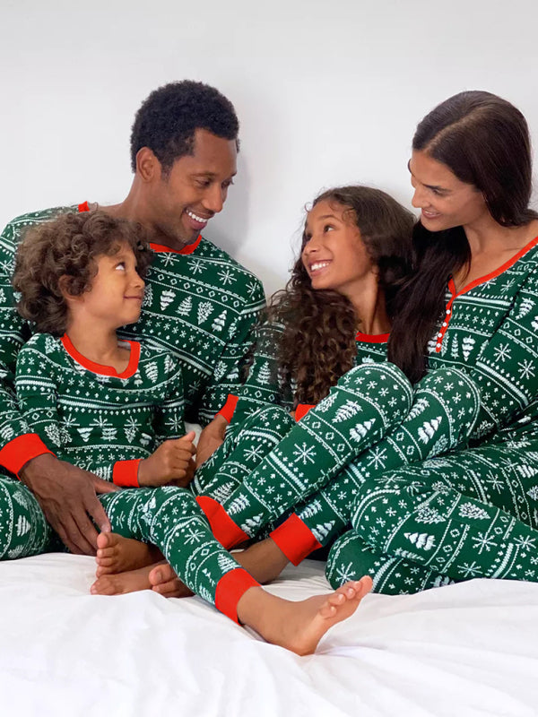 Blue Zone Planet | Family Matching Christmas Reindeer Pajamas Set-TOPS / DRESSES-[Adult]-[Female]-2022 Online Blue Zone Planet