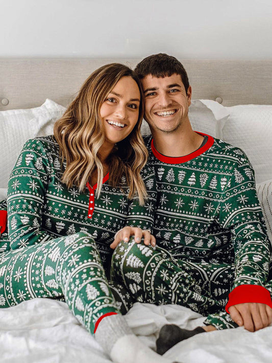 Blue Zone Planet |  Family Matching Christmas Reindeer Pajamas Set