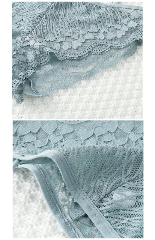 Women's Lace Cross Strap Comfortable Briefs-[Adult]-[Female]-2022 Online Blue Zone Planet