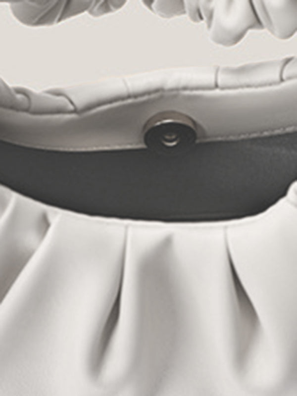 Blue Zone Planet |  Underarm bag cloud pleat bag baguette one shoulder Messenger BLUE ZONE PLANET