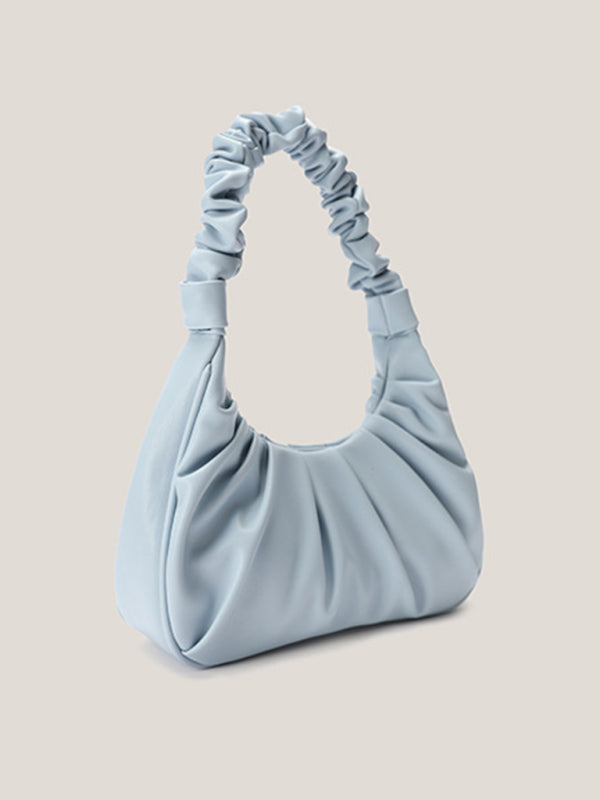 Blue Zone Planet |  Underarm bag cloud pleat bag baguette one shoulder Messenger BLUE ZONE PLANET