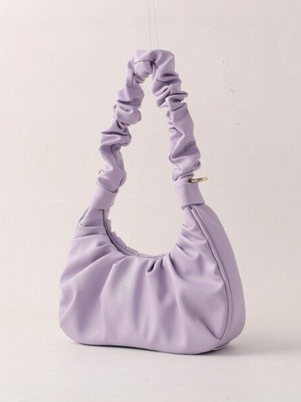 Blue Zone Planet |  Underarm bag cloud pleat bag baguette one shoulder Messenger BLUE ZONE PLANET