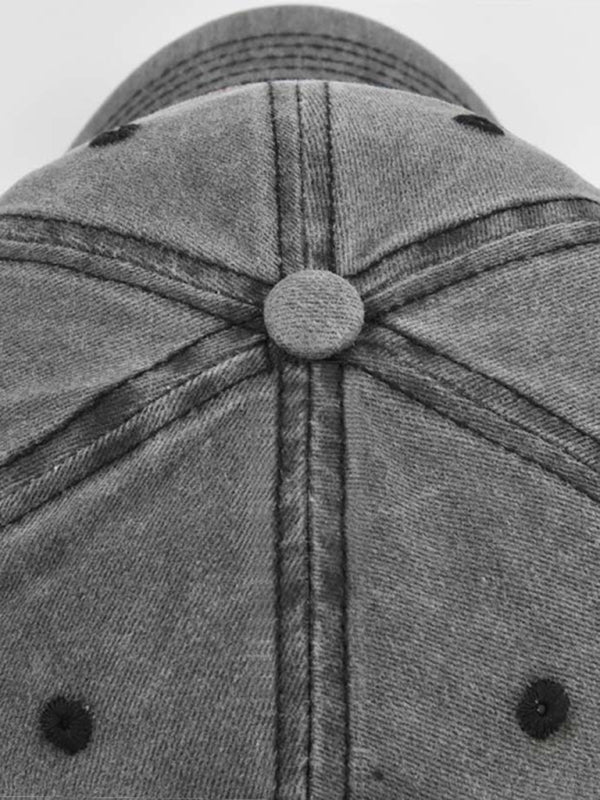 New hat embroidered letters simple unisex peaked cap-[Adult]-[Female]-2022 Online Blue Zone Planet