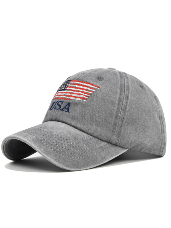 New hat embroidered letters simple unisex peaked cap-[Adult]-[Female]-Khaki-FREESIZE-2022 Online Blue Zone Planet
