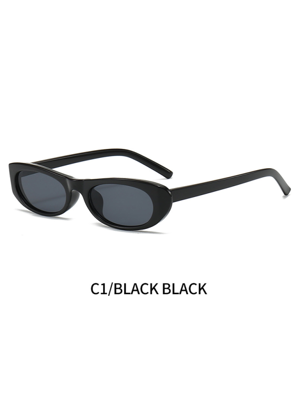 oval sunglasses and versatile macaron color sunglasses-[Adult]-[Female]-2022 Online Blue Zone Planet
