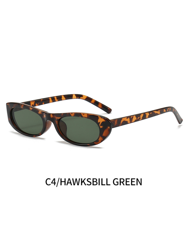 oval sunglasses and versatile macaron color sunglasses-[Adult]-[Female]-2022 Online Blue Zone Planet