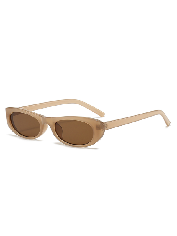 oval sunglasses and versatile macaron color sunglasses-[Adult]-[Female]-2022 Online Blue Zone Planet