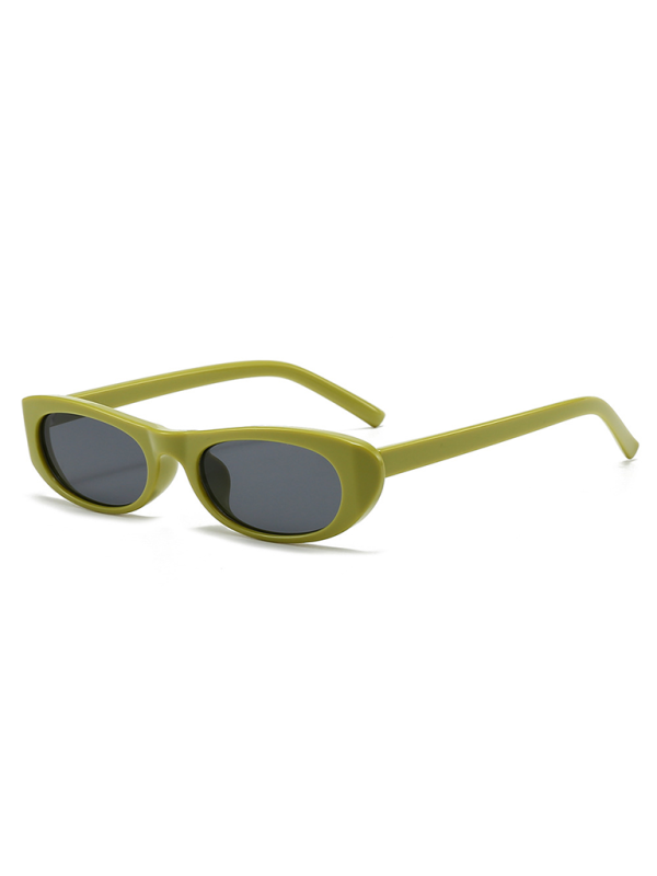 oval sunglasses and versatile macaron color sunglasses-[Adult]-[Female]-2022 Online Blue Zone Planet