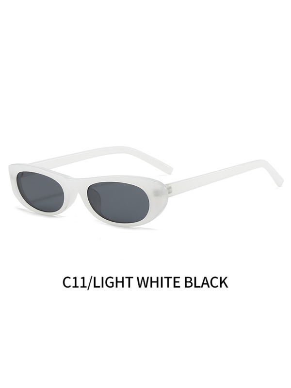 oval sunglasses and versatile macaron color sunglasses-[Adult]-[Female]-2022 Online Blue Zone Planet